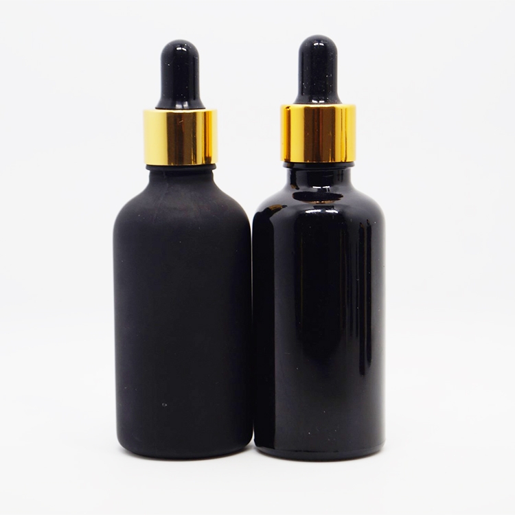 Cosmetic Packaging Container Essential Oil E Cig Smoke Oil Glass Dropper Bottle with Bamboo Lid 10ml 15ml 30ml 50ml Luxury