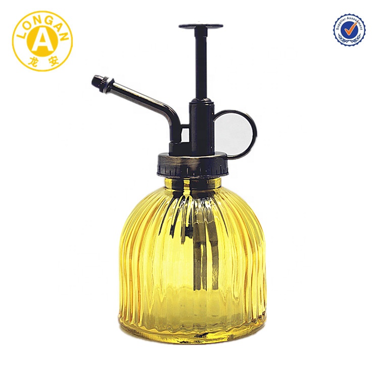 Cosmetic Packaging Empty 250ml Unique Shaped Pump Glass Watering Soap Foam Pump Perfume Spray Bottle For Sale Shampoo Lotion