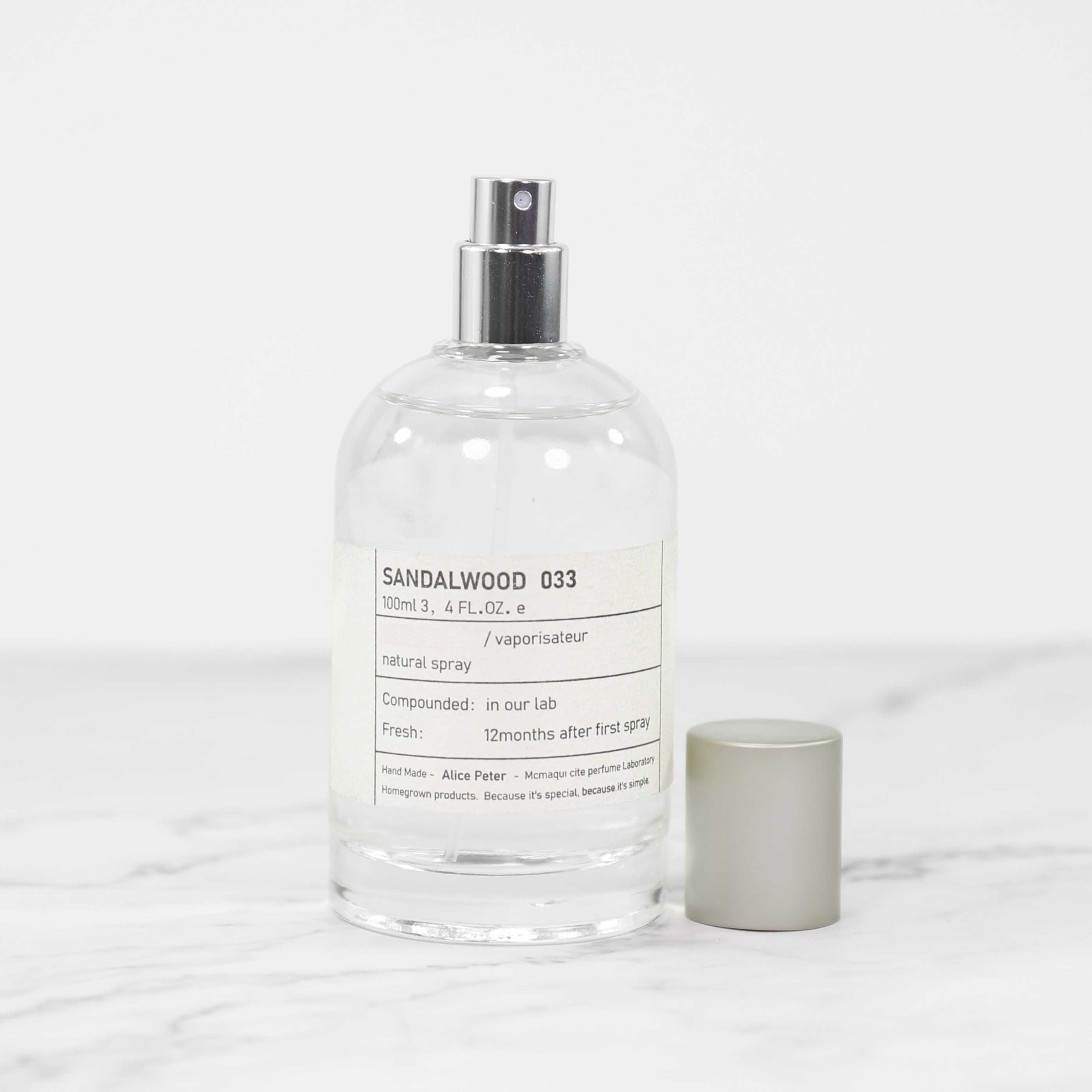 Cosmetic Packaging Empty Round Clear Fragrance Glass Perfume Bottle 100ml with Spray