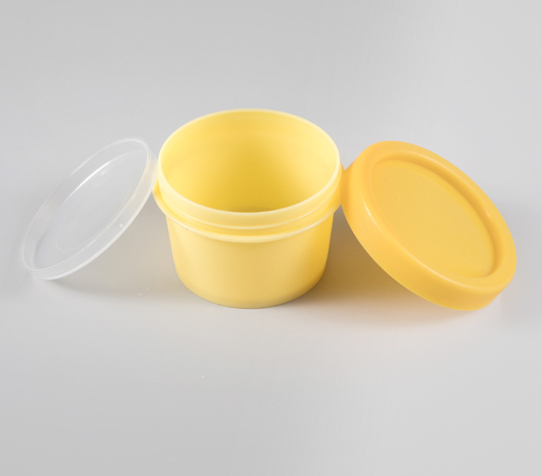 Cosmetic Packaging Facial Scrub 50g 100g Empty Colorful Plastic PP Cosmetic Cream Jar Plastic Cream Jar for Face Cream