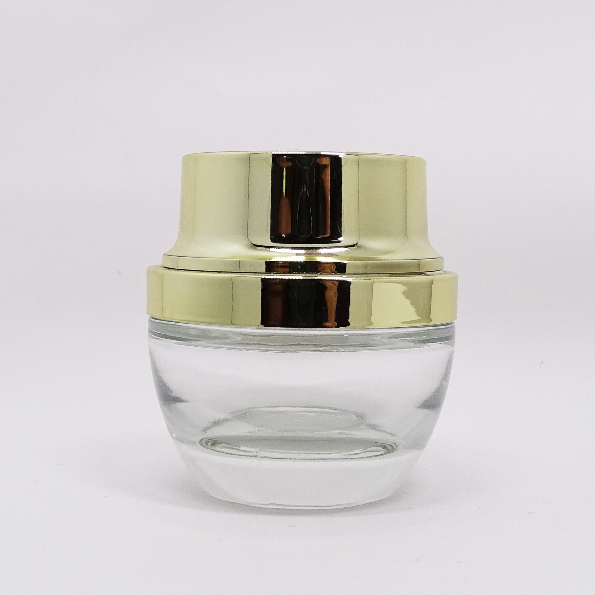 Cosmetic Packaging Fancy luxury glass cosmetic container set