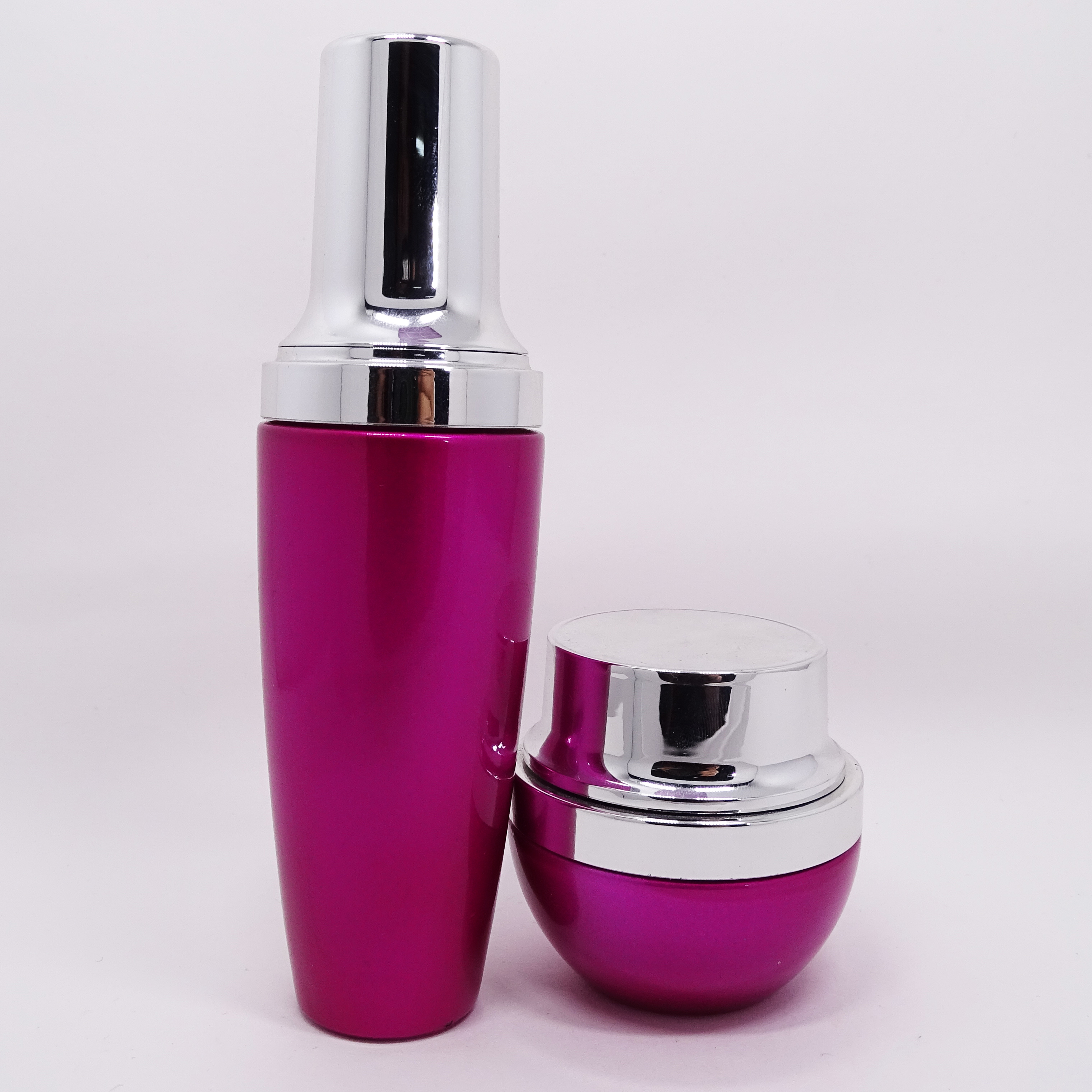 Cosmetic Packaging Fancy luxury glass cosmetic container set
