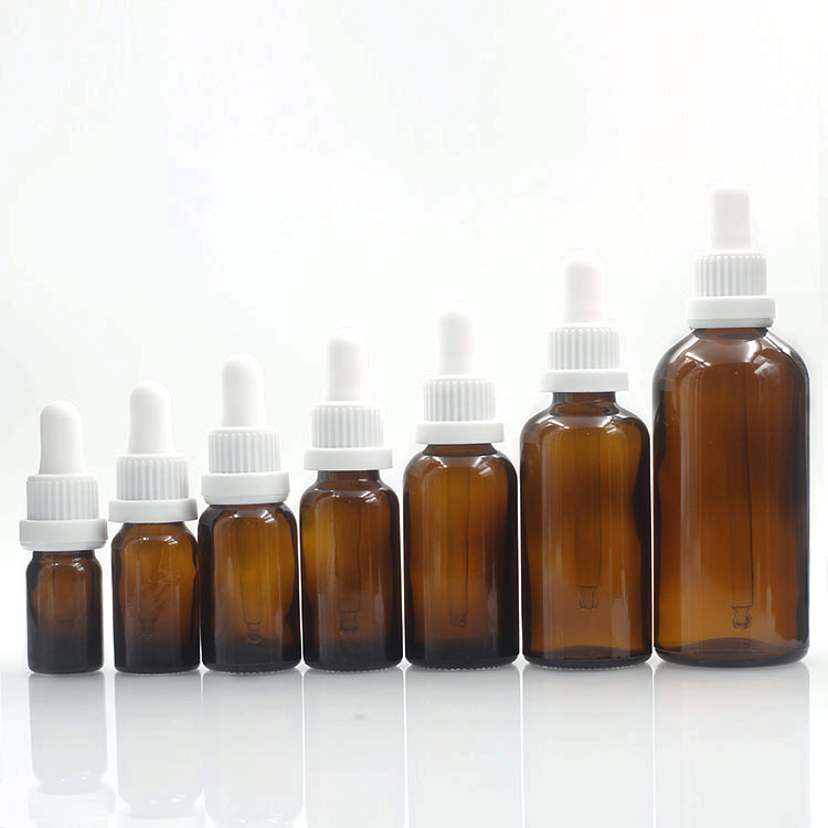 Cosmetic Packaging For Essential Oil With Dropper And Screw Top/Glass Essential Oil Dropper Bottles