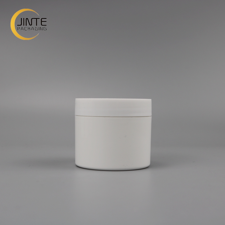 Cosmetic Packaging Jar Double Wall Thick Plastic White PP Jar 50ml