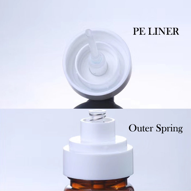 Cosmetic Packaging Set Amber PET Skincare Oil PET Bottle Body Cream Plastic Jar With Screw Cap And Pump
