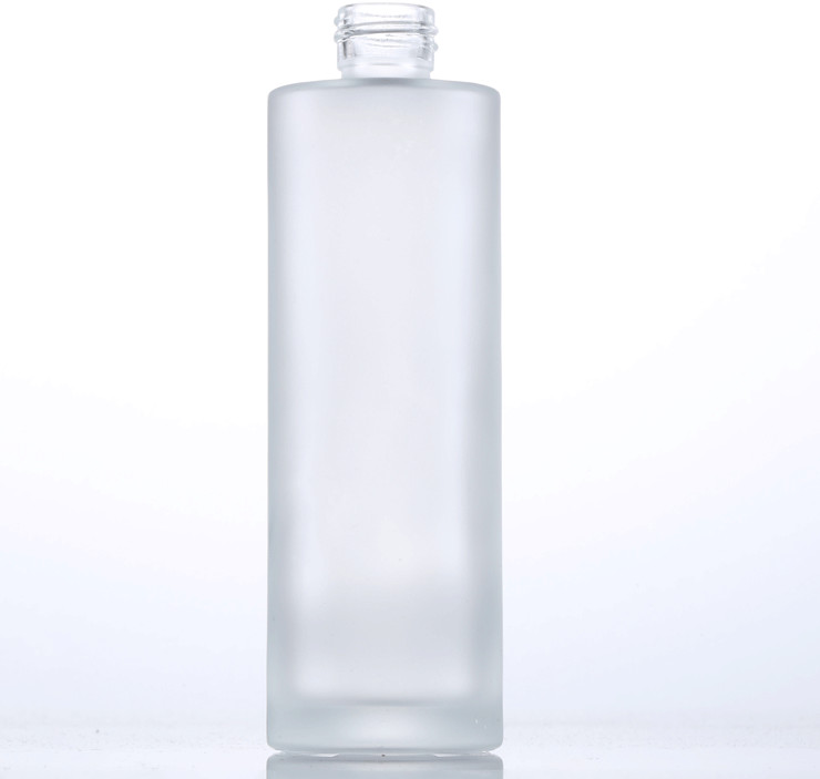 Cosmetic Packaging Set Cylinder Frosted Glass Toner Perfume Inner Plug Bottle Luxury Ze Light Stock Product Empty 120ml