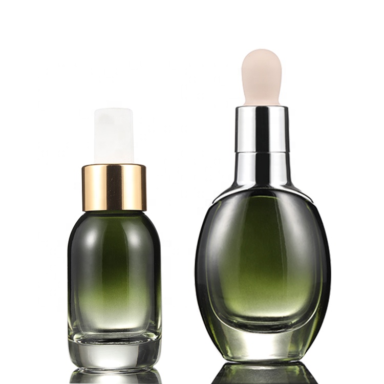 Cosmetic Packaging Skin Care Essential Oil Container 15ml 30ml 40ml Luxury Glass Lotion Bottle