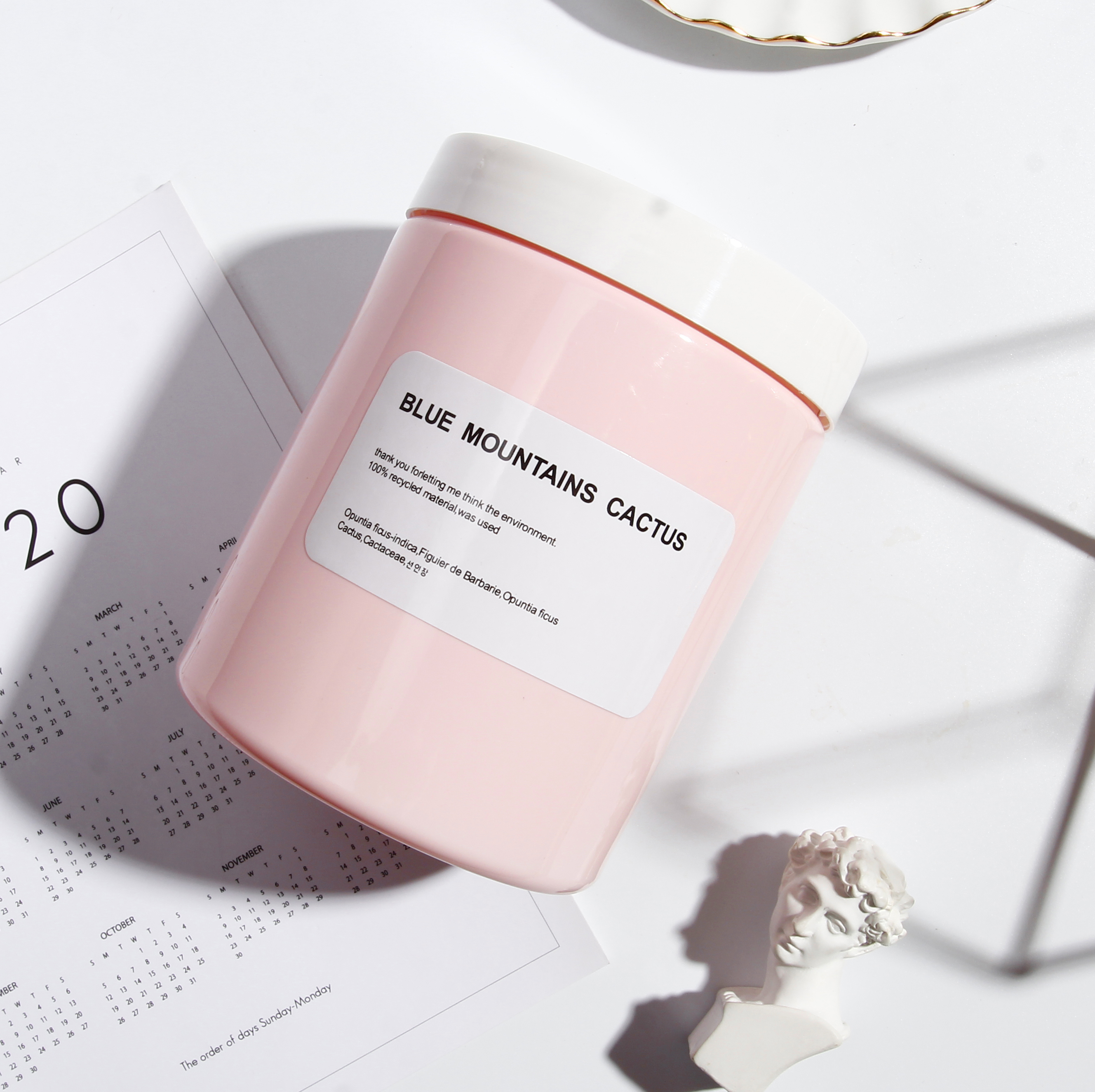 Cosmetic Pink packaging container Jars