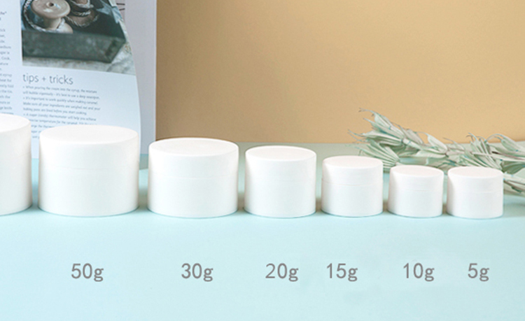 Cosmetic Plastic Empty Hair Lip Scrub Body Butter Jars Cream Containers