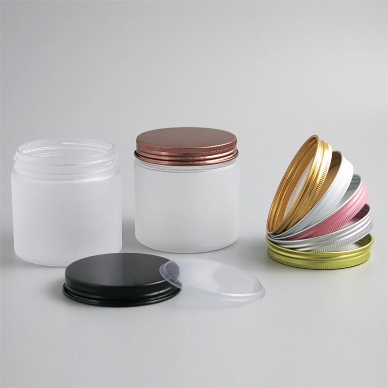 Cosmetic Plastic jar Refillable Cream Facial Lotion Jar Bath Salts Package Containers