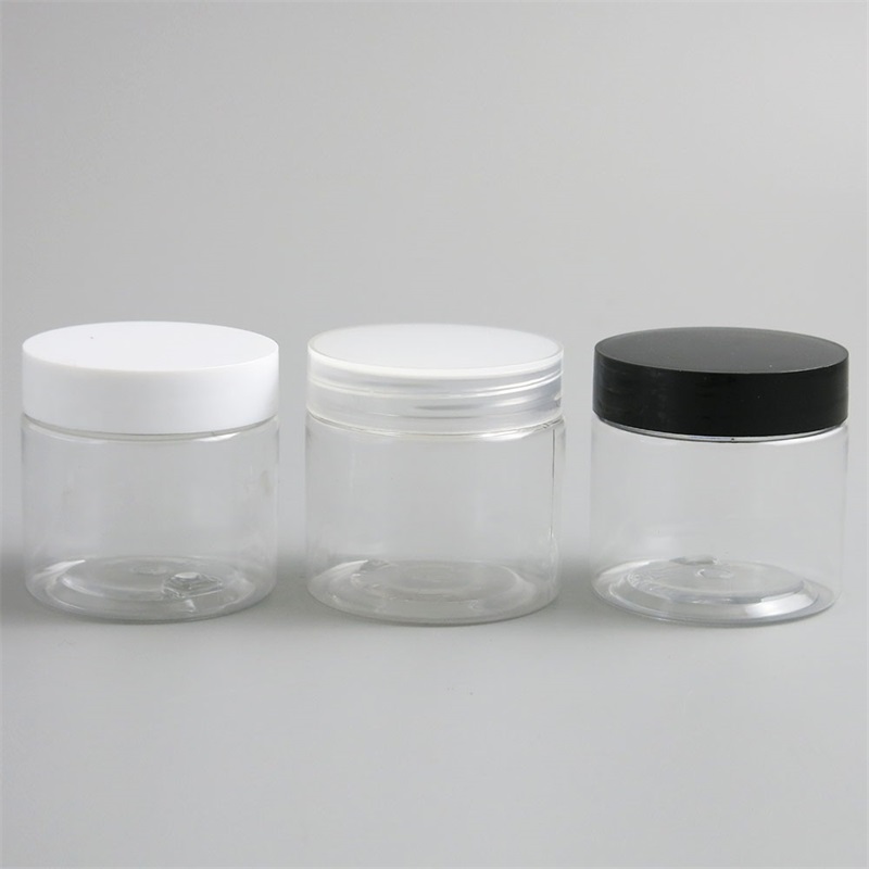 Cosmetic Plastic jar Refillable Cream Facial Lotion Jar Bath Salts Package Containers