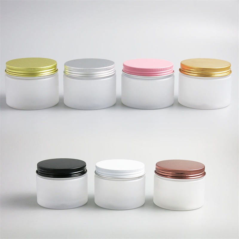 Cosmetic Plastic jar Refillable Cream Facial Lotion Jar Bath Salts Package Containers