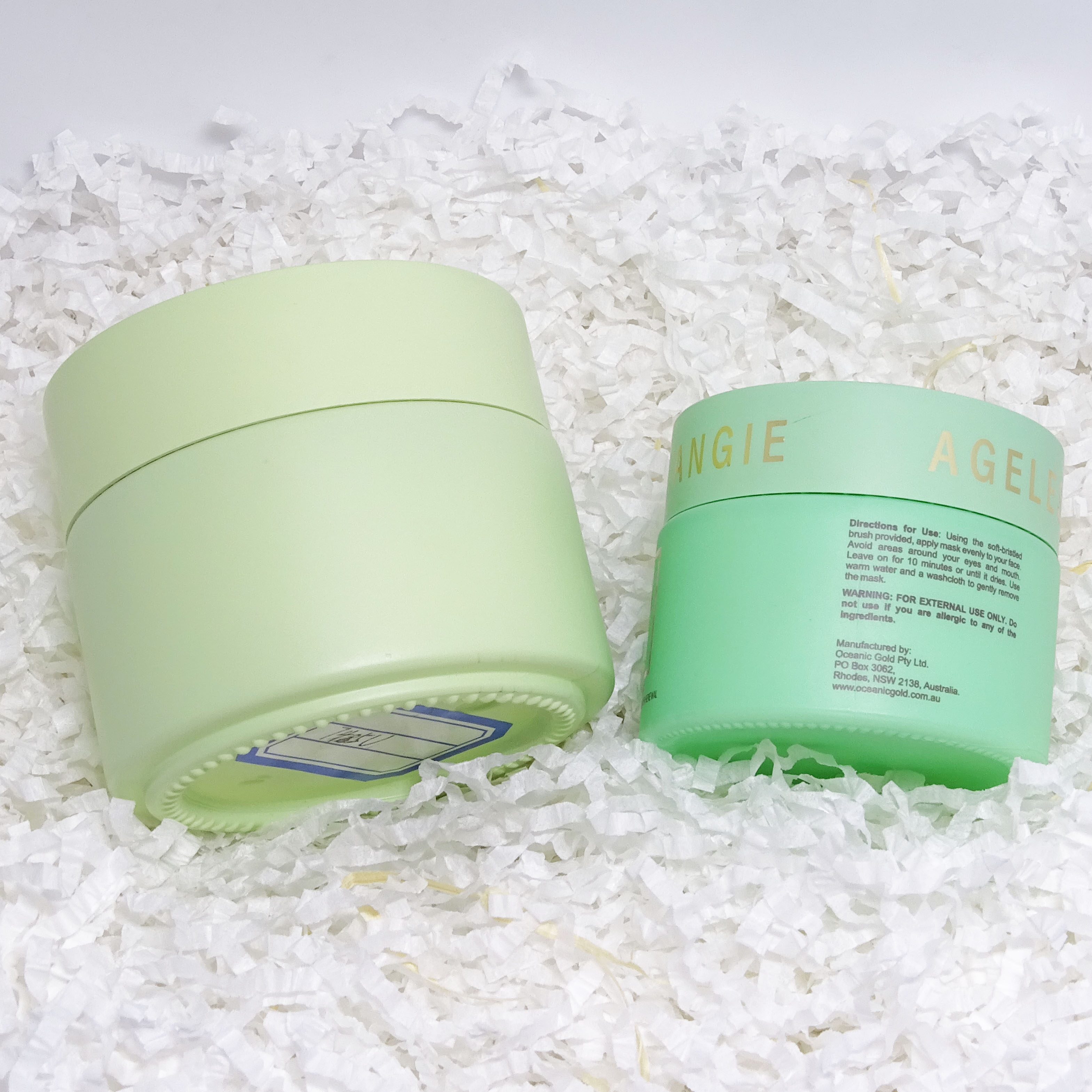 Cosmetic big 100g 50g 30g 20g 15g matte pink porcelain opal white skin care face cream jar with pink colored lid