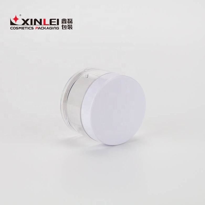 Cosmetic container manufacturer High quality round plastic cosmetic PETG 3.5oz 100g green jar for lip scrub and face cream