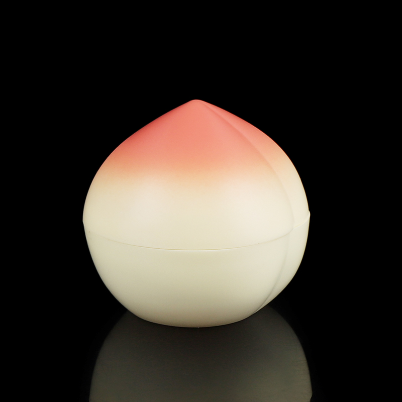 Cosmetic containers cream jar peach shape 30ml plastic cream jar