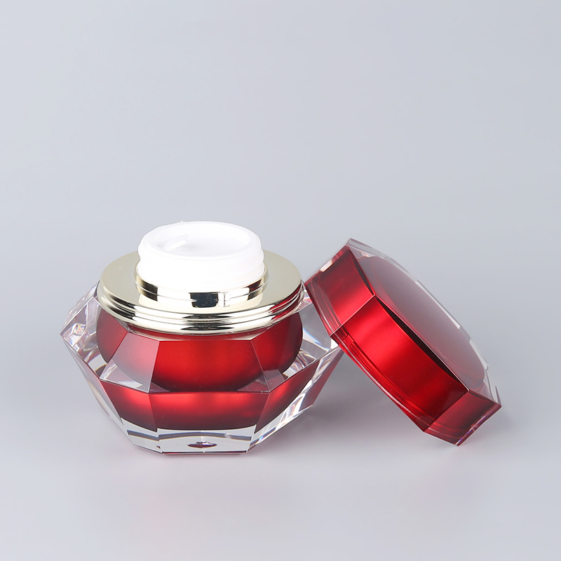 Cosmetic containers with lids empty plastic cream jars for cosmetic