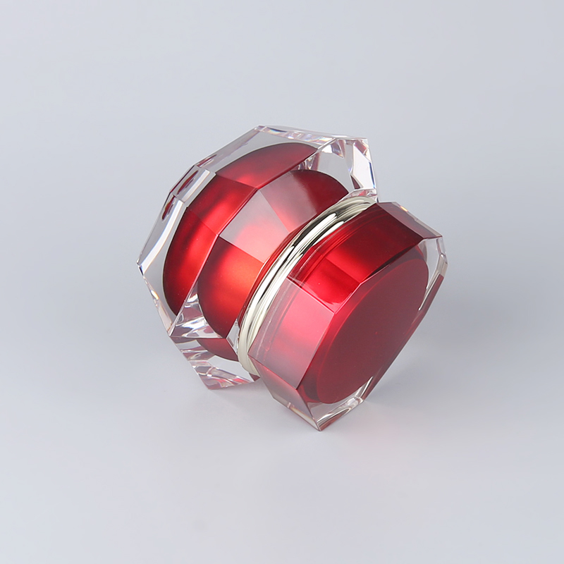 Cosmetic containers with lids empty plastic cream jars for cosmetic