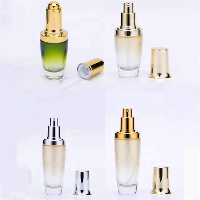 Cosmetic cream jar set glass face lotion jar cream 20g 30g 50g 100g 120g
