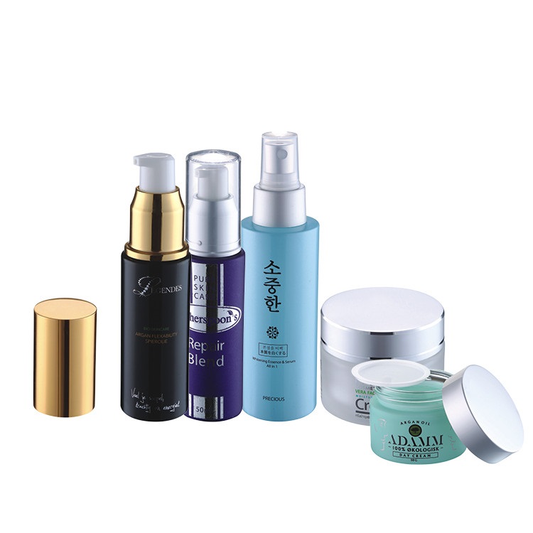 Cosmetic cream sample packaging frosted 50ml glass jar with lid