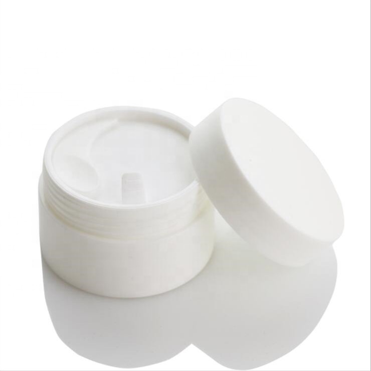 Cosmetic face cream plastic container 5g 10g 15g 20g 30g 50g white pp plastic bottle jar