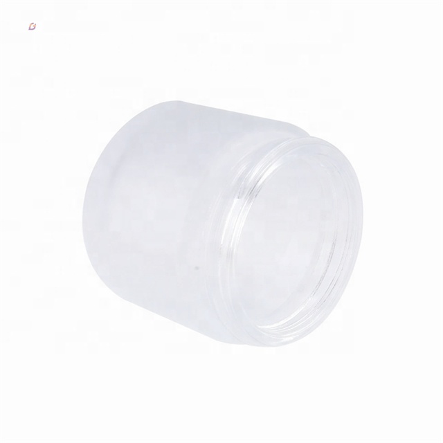 Cosmetic face glass jar cream wholesale matte glass face cream jar