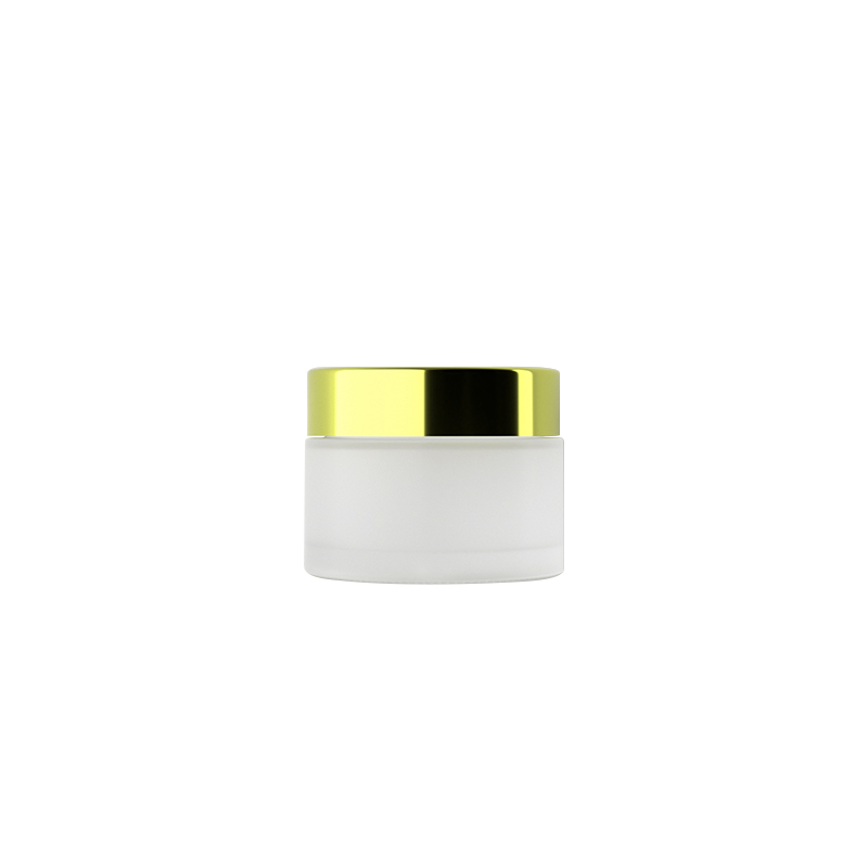 Cosmetic glass bottle jar 15g 30g 50g cosmetic skin care eye cream frosted glass jar Jars
