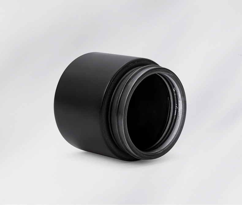Cosmetic glass bottles 5g/10g/15g/20g/50g/100g dumb black cream bottle mask packing bottle eye cream cans