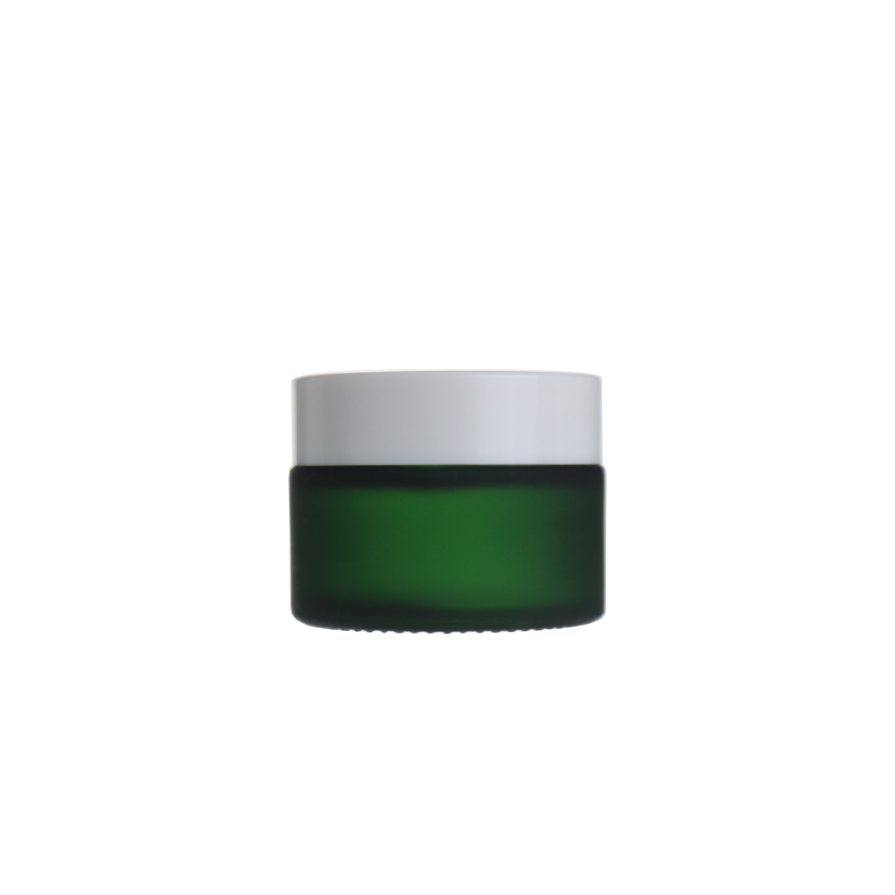 Cosmetic green glass jars silver lid 1 oz cosmetic jars with lids