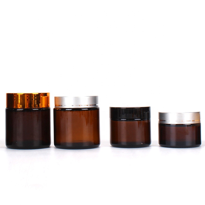 Cosmetic jar skin care cream packing empty glass jar