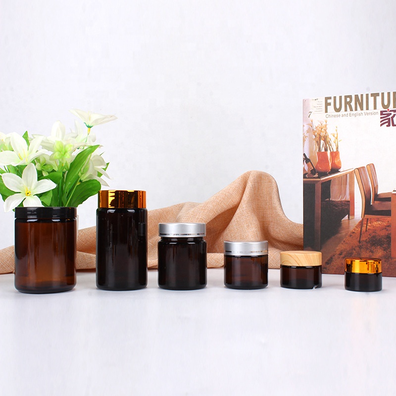 Cosmetic jar skin care cream packing glass jar