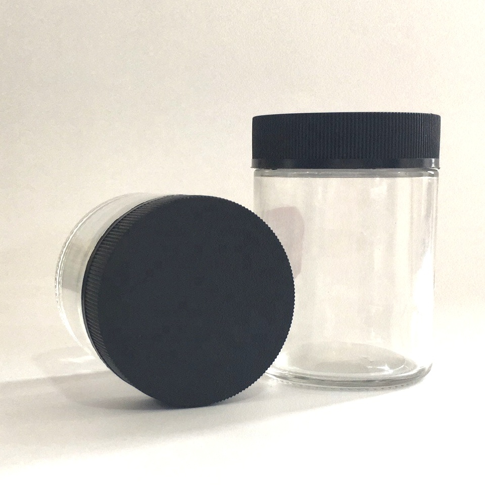 Cosmetic jar with child resistant lid glass jars and bottles for other packaging materials