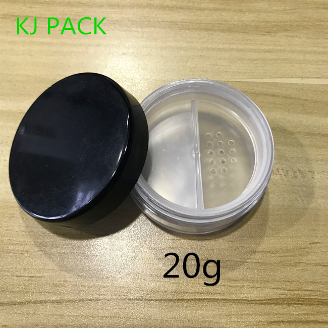 Cosmetic loose powder sifter jar rotary sifter powder jar movable sifter powder jar