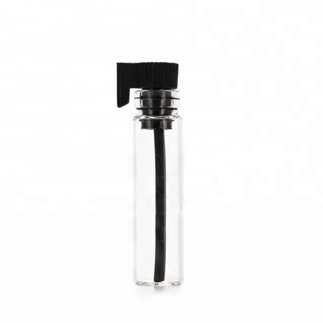 Cosmetic mini sample vial 1ml 2ml 3ml tester tube glass perfume spray bottle