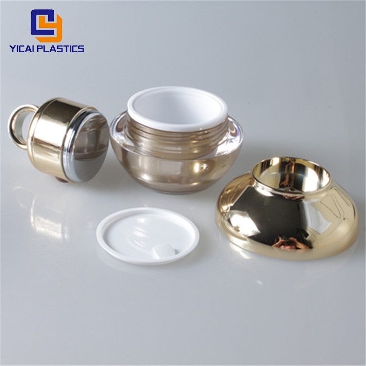 Cosmetic new arrival special design colorful luxury acrylic cosmetic jar