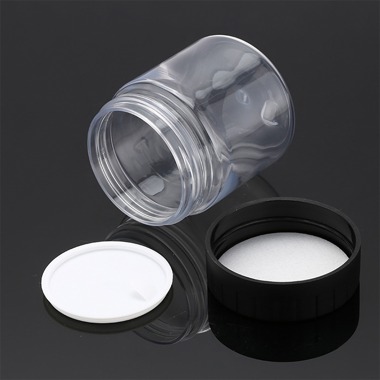 Cosmetic package mini 10g jar round empty plastic cosmetic containers