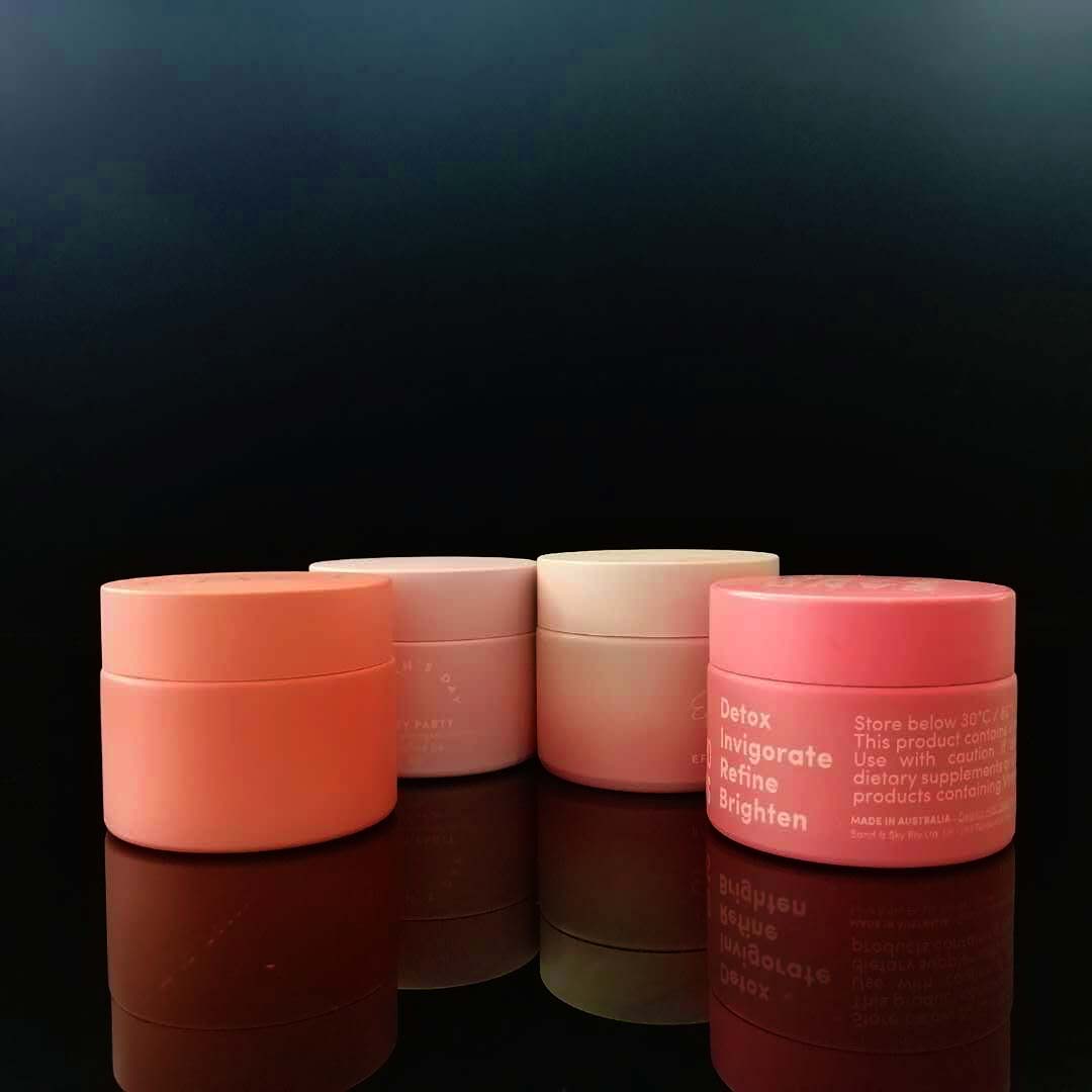 Cosmetic packaging 15g 20g 30g 50 ml 100g custom frosted porcelain cosmetic ceramic opal white glass jar
