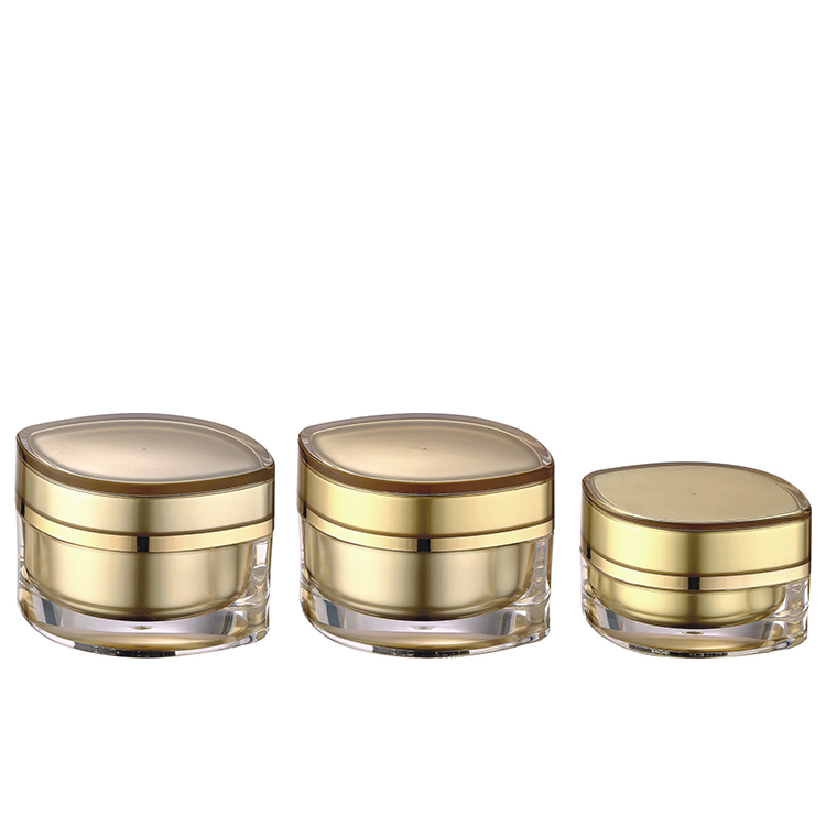 Cosmetic packaging 15g 30g 50g luxury nail acrylic jars for eye cream