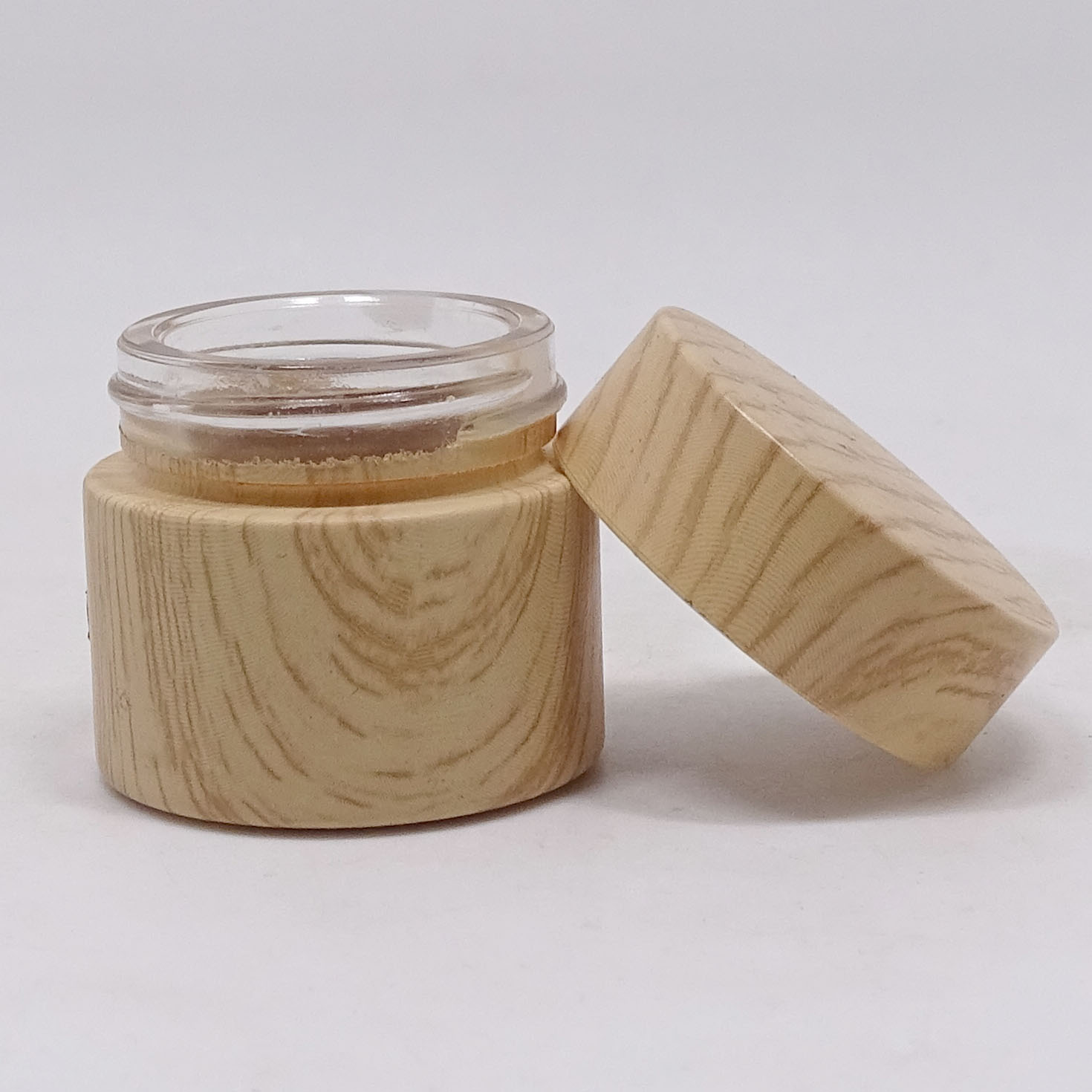 Cosmetic packaging 15g 30g 50g matte frosted amber black glass cream jar with black metal lid