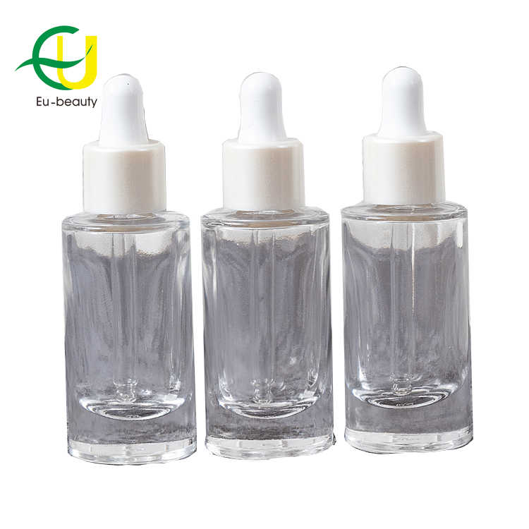 Cosmetic packaging 15ml 30ml 60ml 125ml 200ml black glass spray bottles full set frosted amber glass bottle with black pump