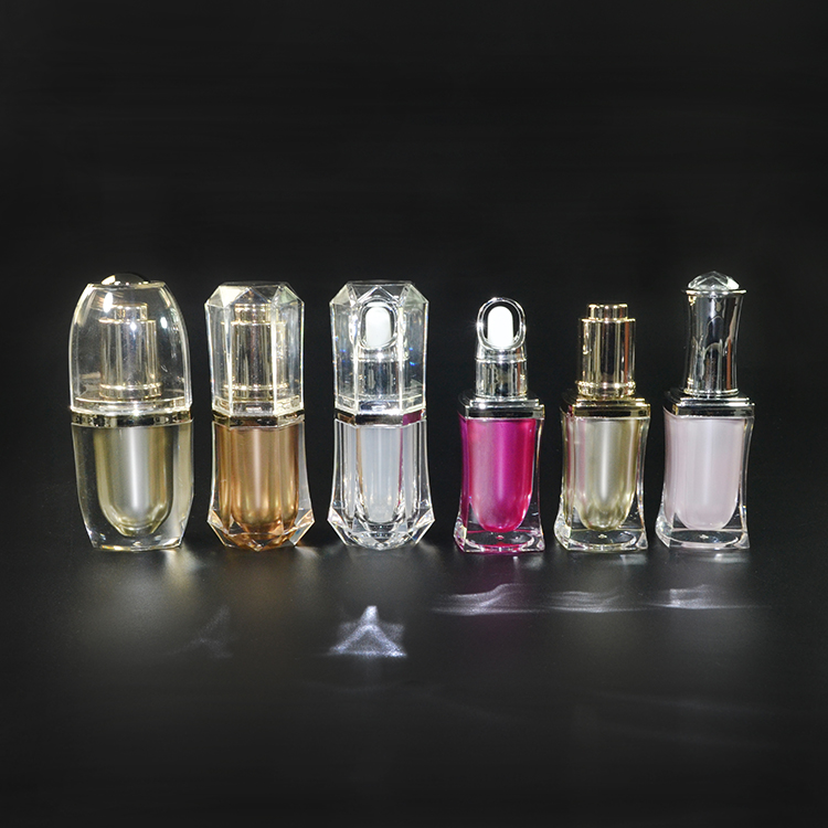 Cosmetic packaging 1oz 30ml 50ml 100ml acrylic Serum Bottle