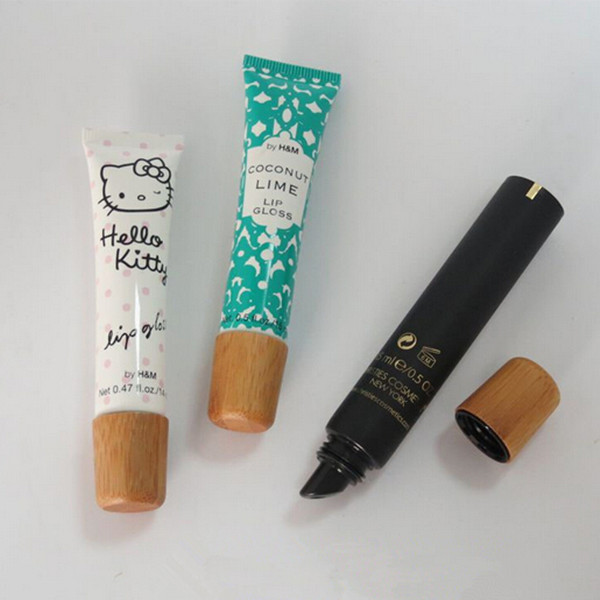 Cosmetic packaging 20ml 30ml 50ml empty glass jar cosmetic cream jar with bamboo screw cap