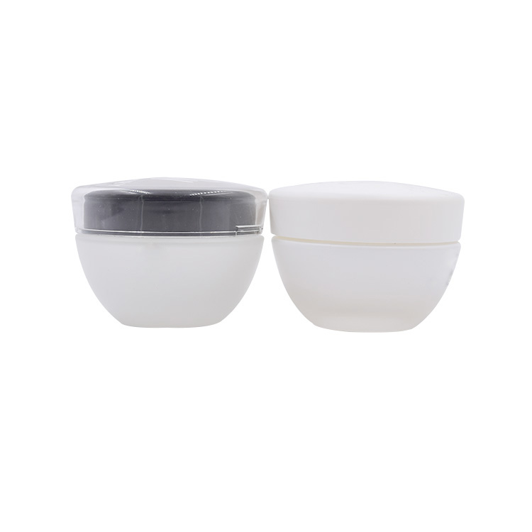 Cosmetic packaging 30g 50g empty glass jar frosted glass jar with screw cap