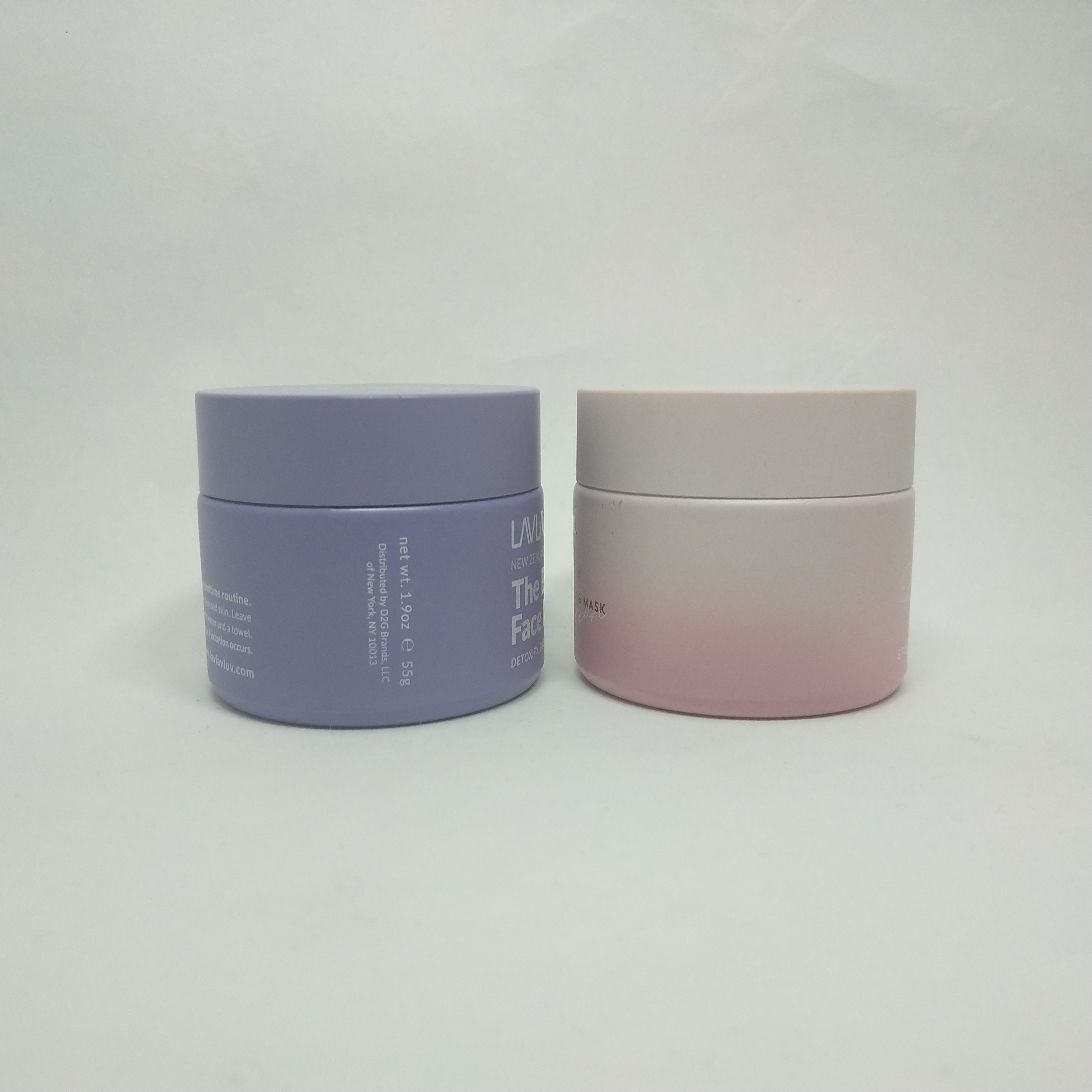 Cosmetic packaging 30g opal white glass jar cream containers