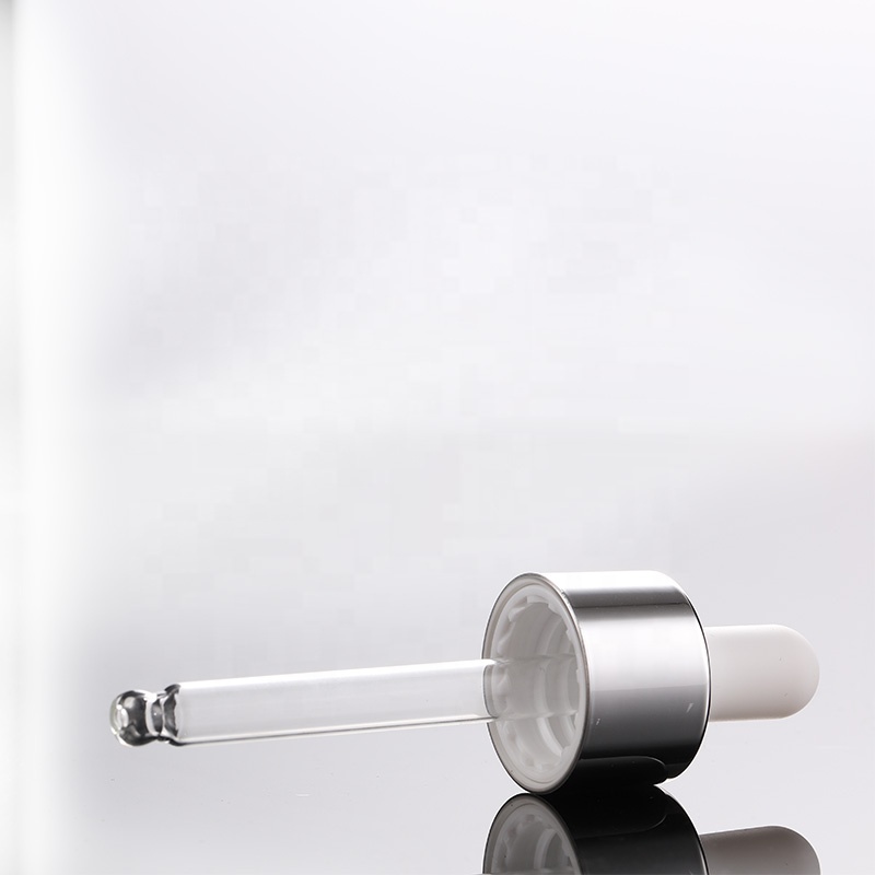 Cosmetic packaging 30ml glass luxury rectangle cosmetic essential oil dropper bottle skin care serum bottle