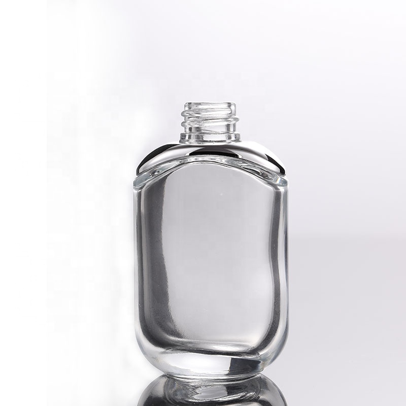 Cosmetic packaging 30ml glass luxury rectangle cosmetic essential oil dropper bottle skin care serum bottle