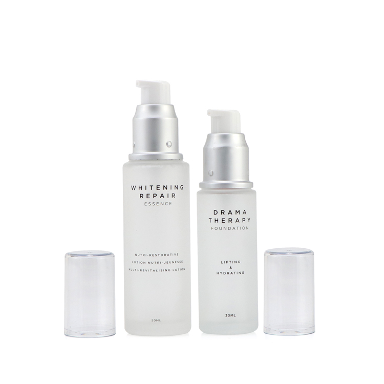 Cosmetic packaging 5ml 30ml 60ml 125ml 200ml frosted glass spray bottles with pump