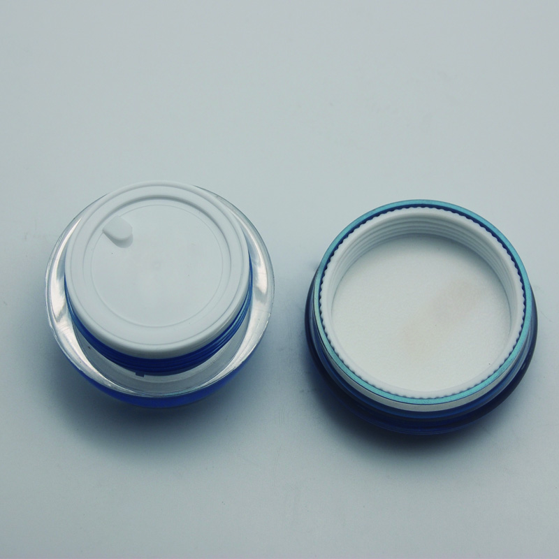 Cosmetic packaging cosmetic cream round acrylic cosmetic jar 100g