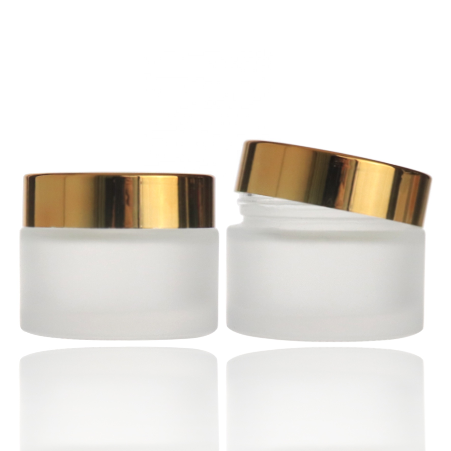 Cosmetic packaging cream 30ml 50ml 60ml 100ml frosted glass cosmetic jar