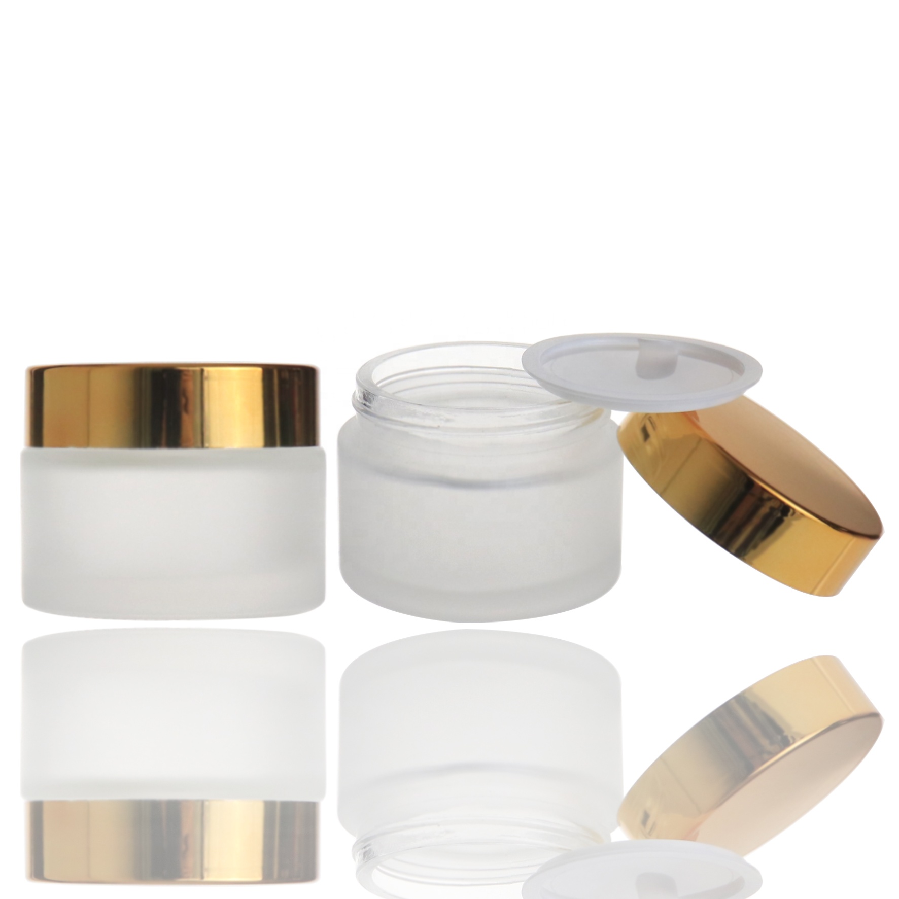 Cosmetic packaging cream 30ml 50ml 60ml 100ml frosted glass cosmetic jar