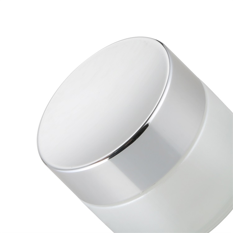 Cosmetic packaging empty clear frosted wide mouth glass jars 15g 30g 50g air tight container for medical oils, rosins, waxes